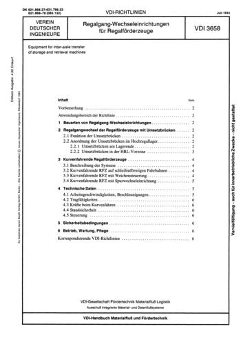 Produktabbildung: Regalgang-Wechseleinrichtungen für Regalförderzeuge