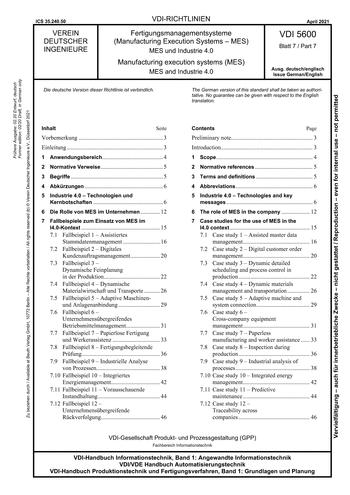 Produktabbildung: Fertigungsmanagementsysteme (Manufacturing Execution Systems - MES) - MES und Industrie 4.0