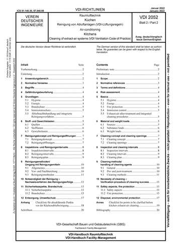 Produktabbildung: Raumlufttechnik - Küchen - Reinigung von Abluftanlagen (VDI-Lüftungsregeln)