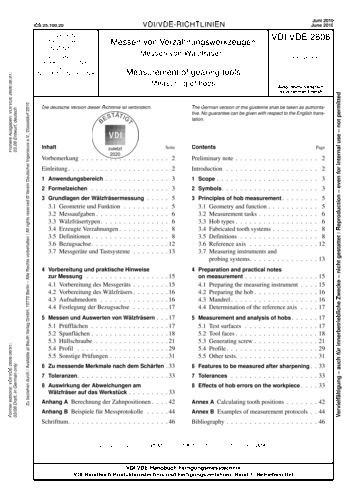 Produktabbildung: Messen von Verzahnungswerkzeugen - Messen von Wälzfräsern