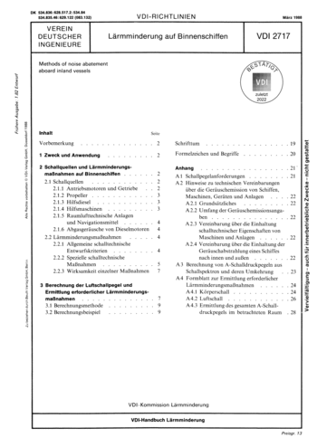 Produktabbildung: Lärmminderung auf Binnenschiffen