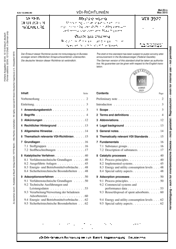 Produktabbildung: Abgasreinigung - Minderung von anorganischen und organischen Spurenstoffen in Abgasen von Verbrennungsprozessen (Rauchgasen)