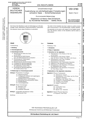 Produktabbildung: Umweltmeteorologie; Ausbreitung von störfallbedingten Freisetzungen schwerer Gase; Sicherheitsanalyse