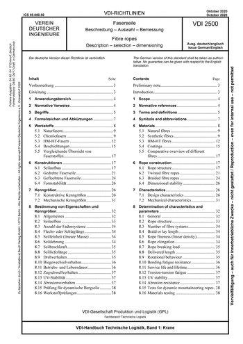 Produktabbildung: Faserseile - Beschreibung - Auswahl - Bemessung