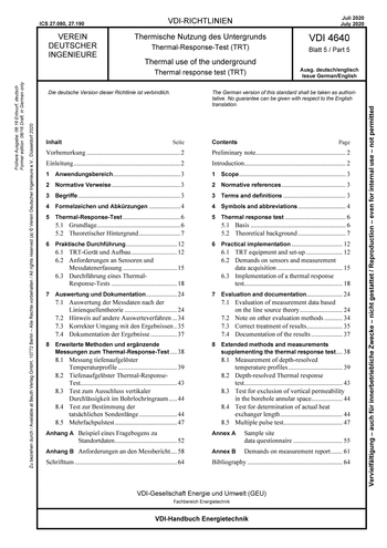 Produktabbildung: Thermische Nutzung des Untergrunds - Thermal-Response-Test (TRT)