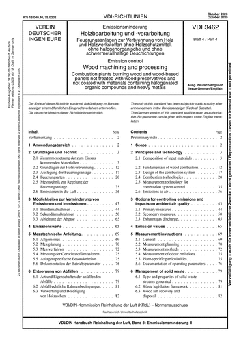 Produktabbildung: Emissionsminderung - Holzbearbeitung und -verarbeitung - Feuerungsanlagen zur Verbrennung von Holz und Holzwerkstoffen ohne Holzschutzmittel, ohne halogenorganische und ohne schwermetallhaltige Beschichtungen