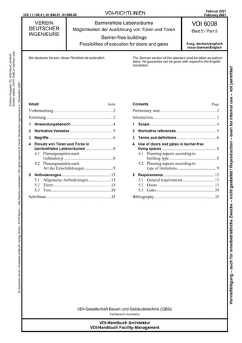 Produktabbildung: Barrierefreie Lebensräume - Möglichkeiten der Ausführung von Türen und Toren