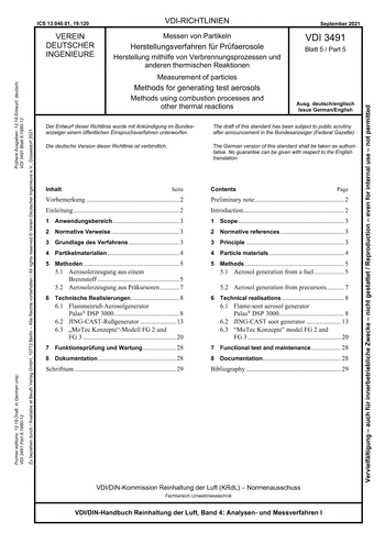 Produktabbildung: Messen von Partikeln - Herstellungsverfahren für Prüfaerosole - Herstellung mithilfe von Verbrennungsprozessen und anderen thermischen Reaktionen