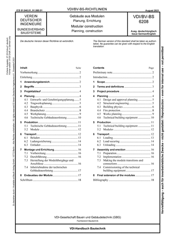 Produktabbildung: Gebäude aus Modulen - Planung, Errichtung