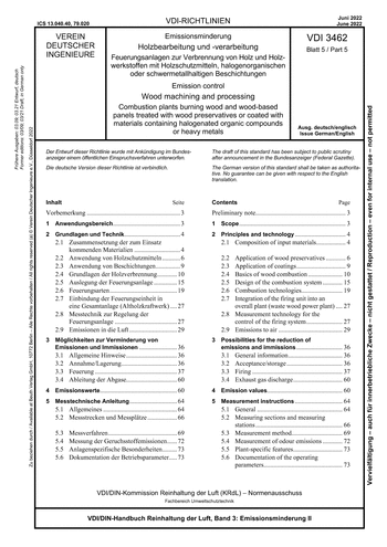 Produktabbildung: Emissionsminderung - Holzbearbeitung und -verarbeitung - Feuerungsanlagen zur Verbrennung von Holz und Holzwerkstoffen mit Holzschutzmitteln, halogenorganischen oder schwermetallhaltigen Beschichtungen