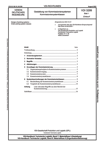 Produktabbildung: Gestaltung von Kommissioniersystemen - Kommissioniersystemklassen