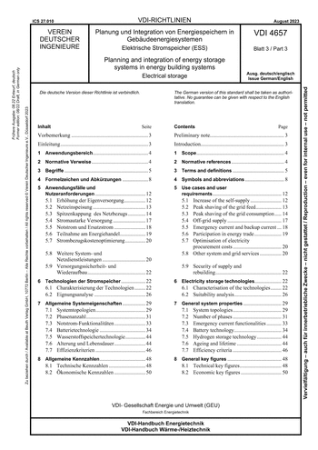 Produktabbildung: Planung und Integration von Energiespeichern in Gebäudeenergiesystemen - Elektrische Stromspeicher (ESS)