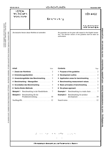 Produktabbildung: Benchmarking