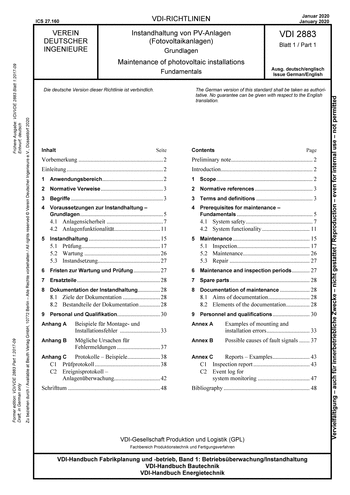 Produktabbildung: Instandhaltung von PV-Anlagen (Fotovoltaikanlagen) - Grundlagen