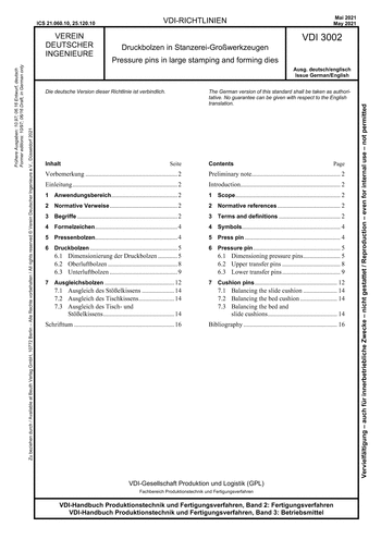 Produktabbildung: Druckbolzen in Stanzerei-Großwerkzeugen