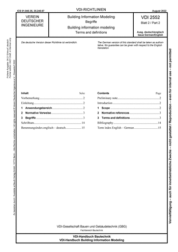 Produktabbildung: Building Information Modeling - Begriffe