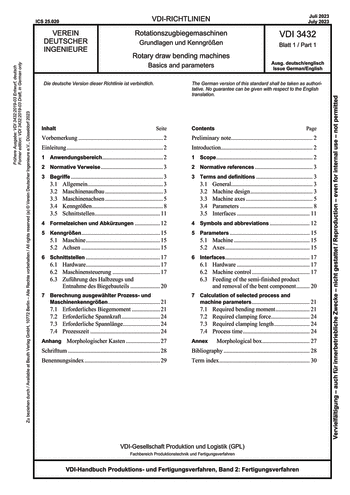 Produktabbildung: Rotationszugbiegemaschinen - Grundlagen und Kenngrößen