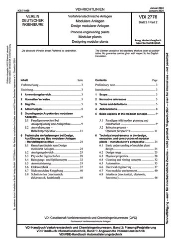 Produktabbildung: Verfahrenstechnische Anlagen - Modulare Anlagen - Design modularer Anlagen