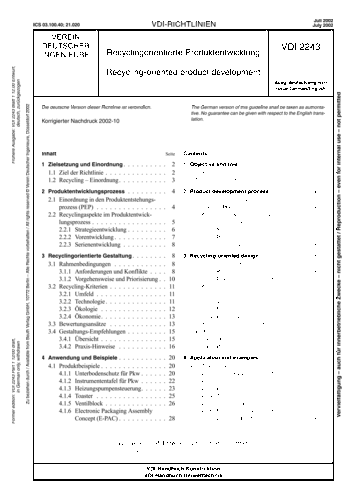 Produktabbildung: Recyclingorientierte Produktentwicklung