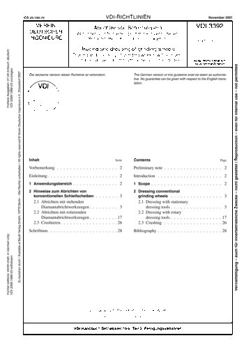 Produktabbildung: Abrichten von Schleifkörpern - Abrichten von Schleifkörpern mit konventionellen Schleifstoffen (Korund, Siliciumkarbid)