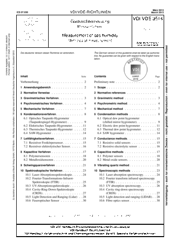 Produktabbildung: Gasfeuchtemessung - Messverfahren