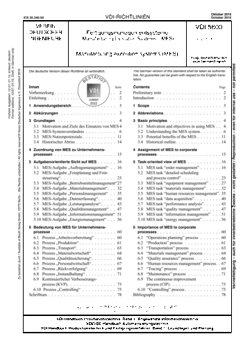 Produktabbildung: Fertigungsmanagementsysteme (Manufacturing Execution Systems - MES)