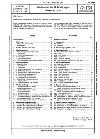 Produktabbildung: Geräusche bei Rohrleitungen