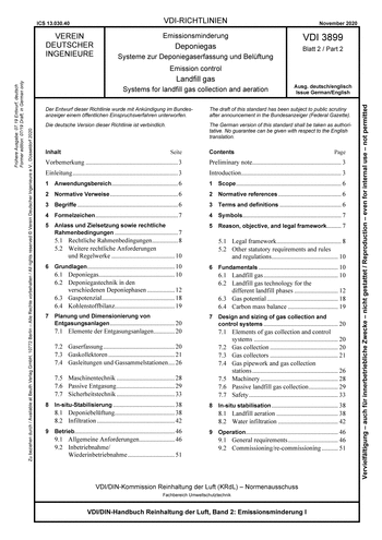 Produktabbildung: Emissionsminderung - Deponiegas - Systeme zur Deponiegaserfassung und Belüftung