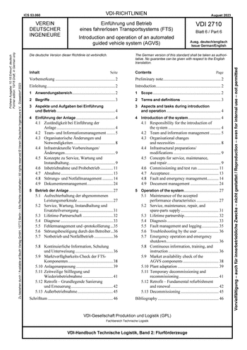 Produktabbildung: Einführung und Betrieb eines fahrerlosen Transportsystems (FTS)