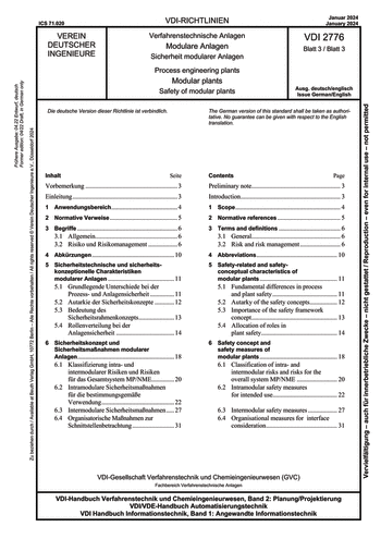 Produktabbildung: Verfahrenstechnische Anlagen - Modulare Anlagen - Sicherheit modularer Anlagen