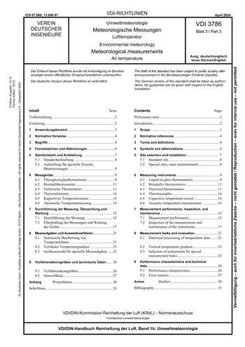 Produktabbildung: Umweltmeteorologie - Meteorologische Messungen - Lufttemperatur