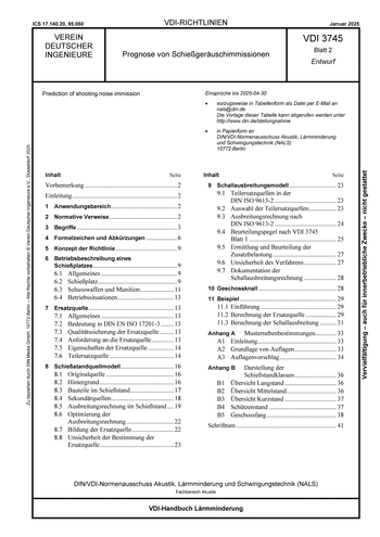 Produktabbildung: Prognose von Schießgeräuschimmissionen