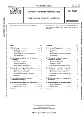 Produktabbildung: Zustandsorientierte Instandhaltung