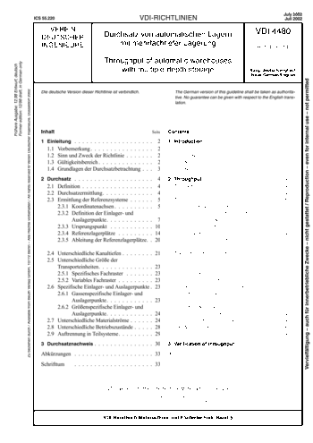 Produktabbildung: Durchsatz von automatischen Lagern mit mehrfachtiefer Lagerung