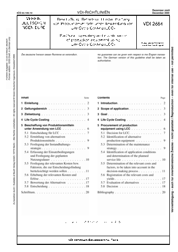 Produktabbildung: Beschaffung, Betrieb und Instandhaltung von Produktionsmitteln unter Anwendung von Life Cycle Costing (LCC)