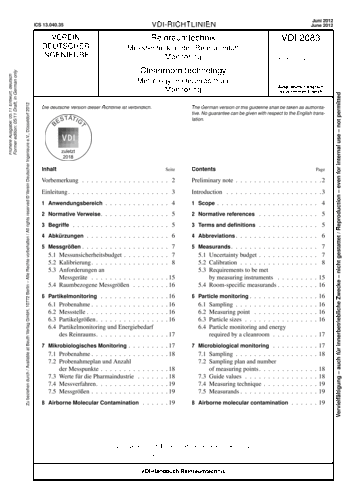 Produktabbildung: Reinraumtechnik - Messtechnik in der Reinraumluft - Monitoring