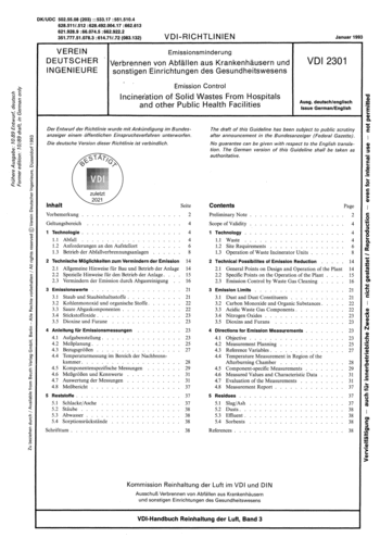 Produktabbildung: Emissionsminderung; Verbrennen von Abfällen aus Krankenhäusern und sonstigen Einrichtungen des Gesundheitswesens