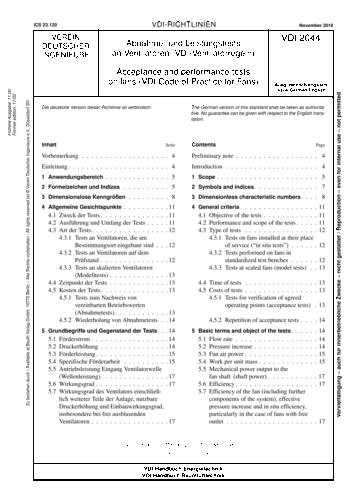 Produktabbildung: Abnahme- und Leistungstests an Ventilatoren (VDI-Ventilatorregeln)