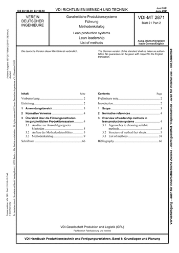 Produktabbildung: Ganzheitliche Produktionssysteme - Führung - Methodenkatalog