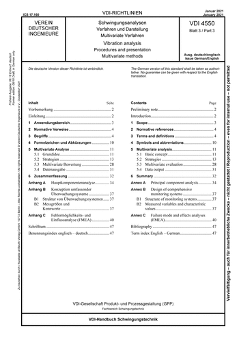 Produktabbildung: Schwingungsanalysen - Verfahren und Darstellung - Multivariate Verfahren