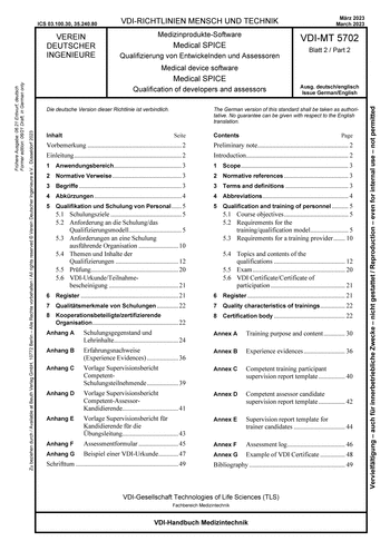 Produktabbildung: Medizinprodukte-Software - Medical SPICE - Qualifizierung von Entwickelnden und Assessoren