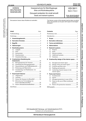 Produktabbildung: Insassenschutz für Kleinflugzeuge - Sitze und Rückhaltesysteme