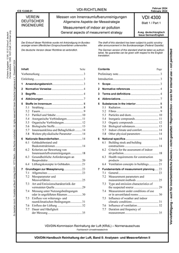 Produktabbildung: Messen von Innenraumluftverunreinigungen - Allgemeine Aspekte der Messstrategie