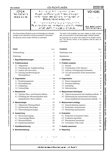 Produktabbildung: Planung von Immissionsmessungen - Regeln zur Planung von Untersuchungen verkehrsbedingter Luftverunreinigungen an Belastungsschwerpunkten