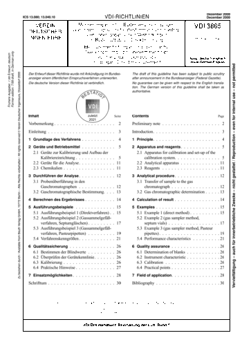 Produktabbildung: Messen organischer Bodenverunreinigungen - Gaschromatographische Bestimmung von niedrigsiedenden organischen Verbindungen in Bodenluft durch Direktmessung