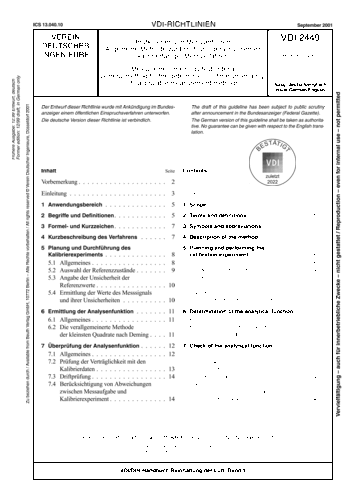 Produktabbildung: Prüfkriterien von Messverfahren - Allgemeine Methode zur Ermittlung der Unsicherheit kalibrierfähiger Messverfahren